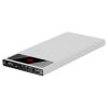 20000mAh Power Bank Ultra Thin External Battery Pack Phone Charger Dual USB Ports Flashlight Battery Remain Display